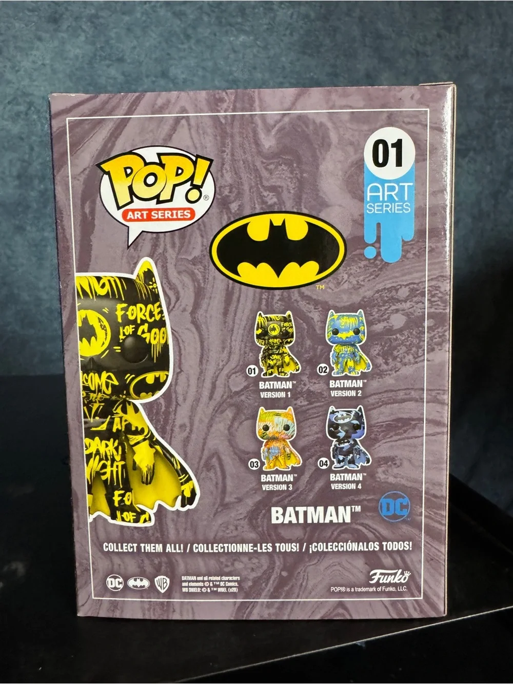 Funko Pop! Batman Art Series #01 — Black & Yellow Figure Target exclusive - Picture 3 of 6